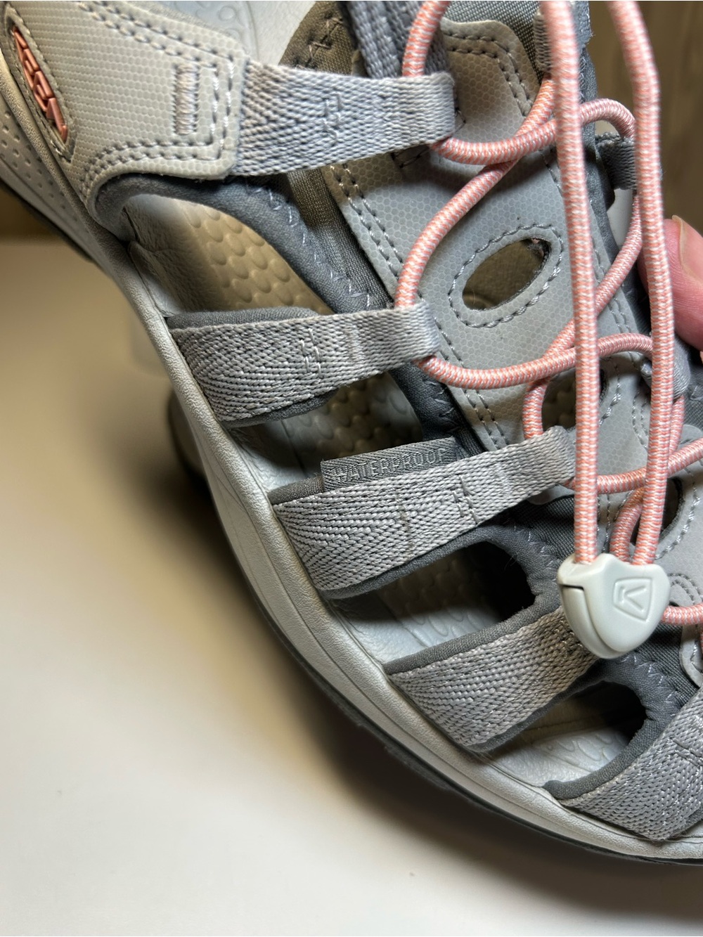 Keen Astoria West Sandal Women's 9 Gray Coral 1023589 Water Kayak Watersports - Picture 16 of 16